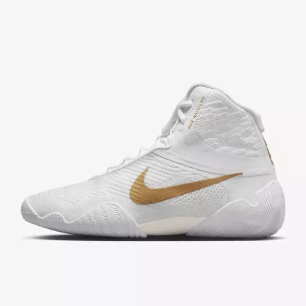 Борцовки Nike Tawa Wrestling Shoes White Metallic Gold